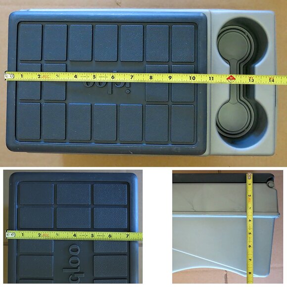 Vintage IGLOO Little Kool Rest Car Cooler Gray Blue Ice Console Cup Holder USA - Picture 15 of 15